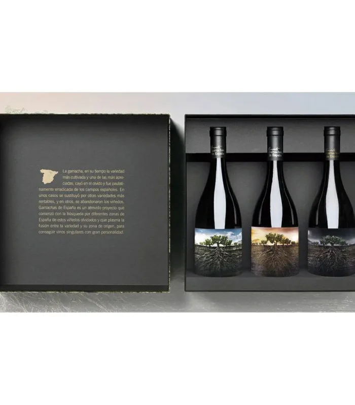 Vino Garnachas de España - Estuche de Tres Botellas